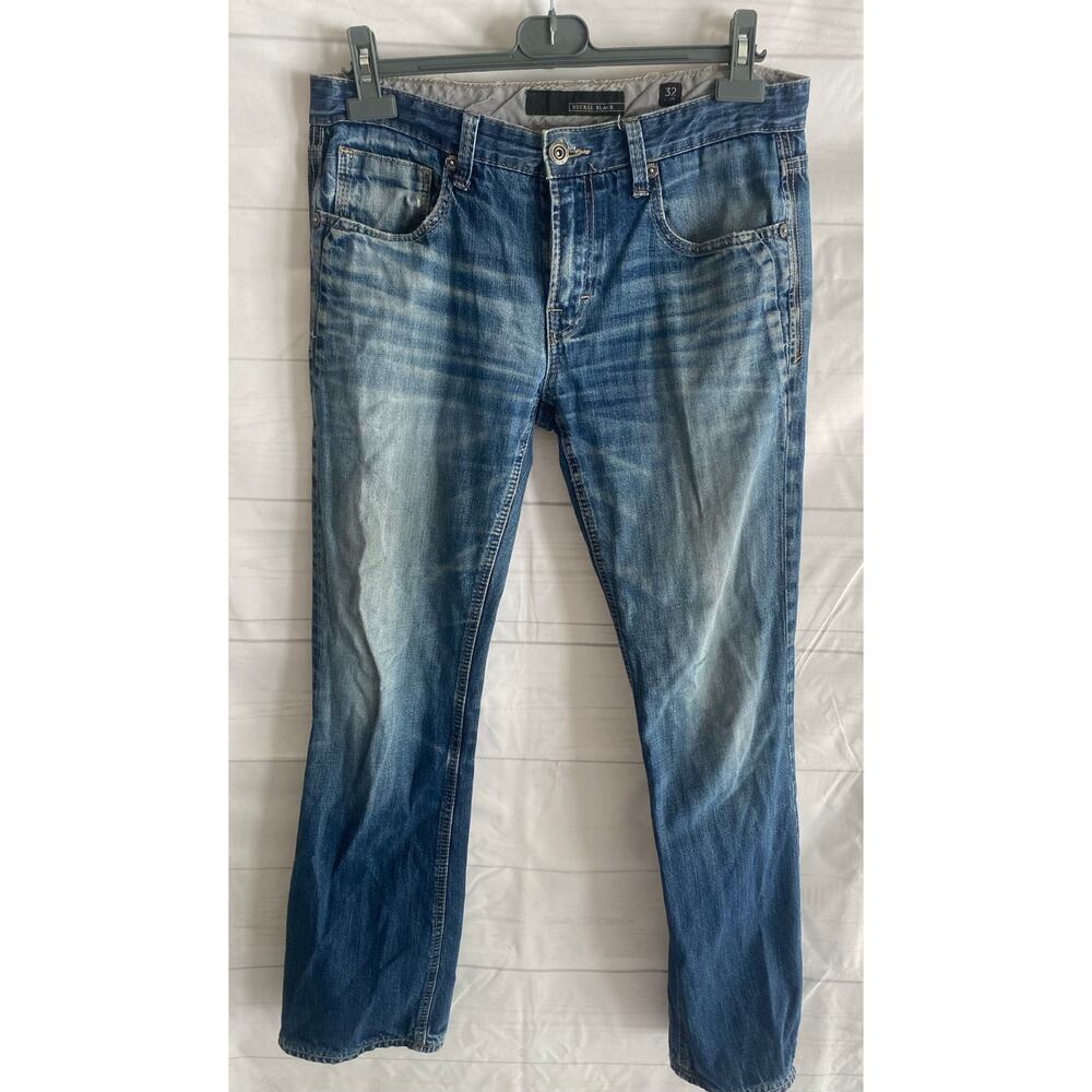 Buckle Black Fit No. 3 Bootleg Blue Jeans 32 Long (Actual Size 32-34”Wx32”L)#